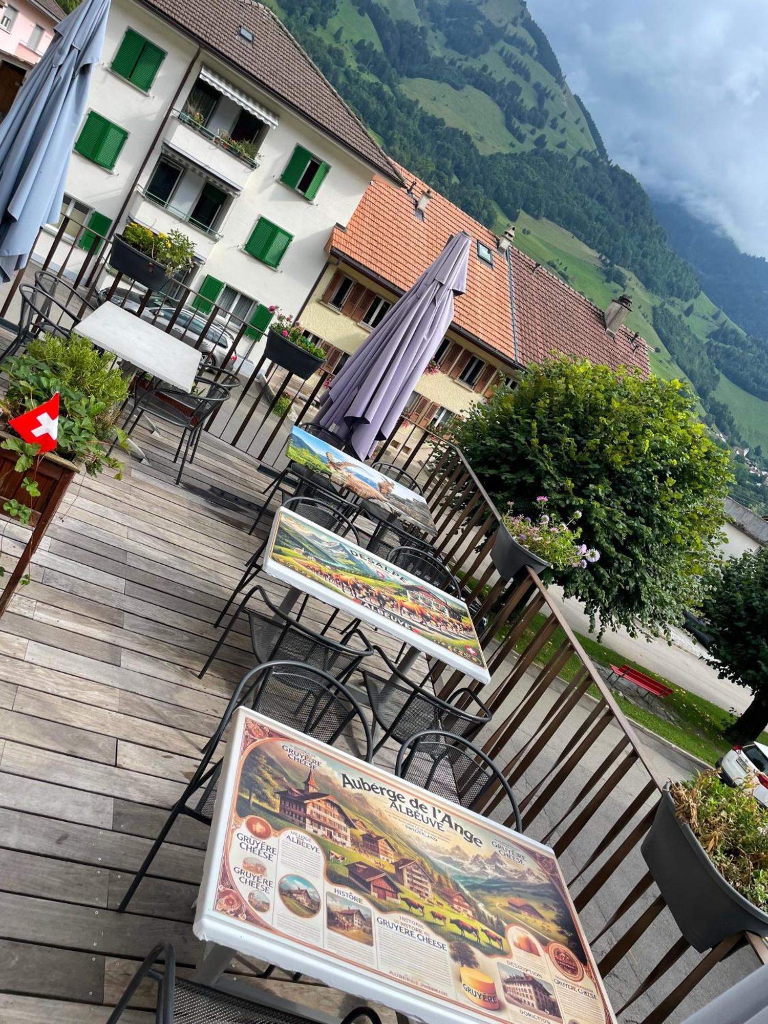 Auberge De L'Ange Albeuve Екстер'єр фото